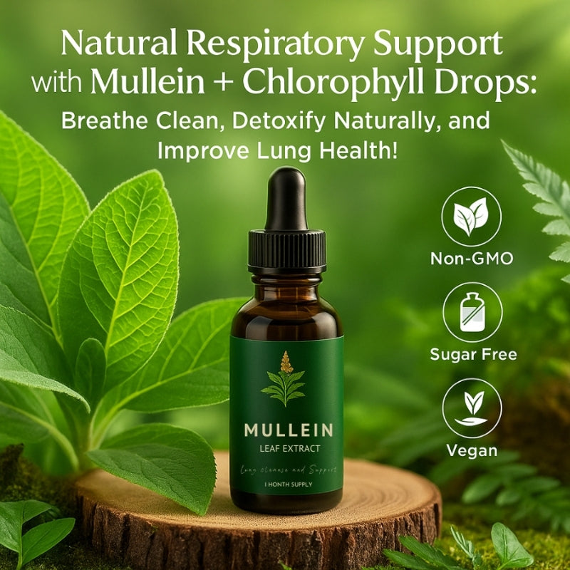 LungLift™ Mullein + Chlorophyll Drops